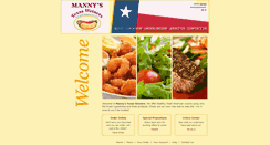 Desktop Screenshot of mannystexasweiners.com