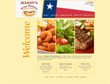 Tablet Screenshot of mannystexasweiners.com